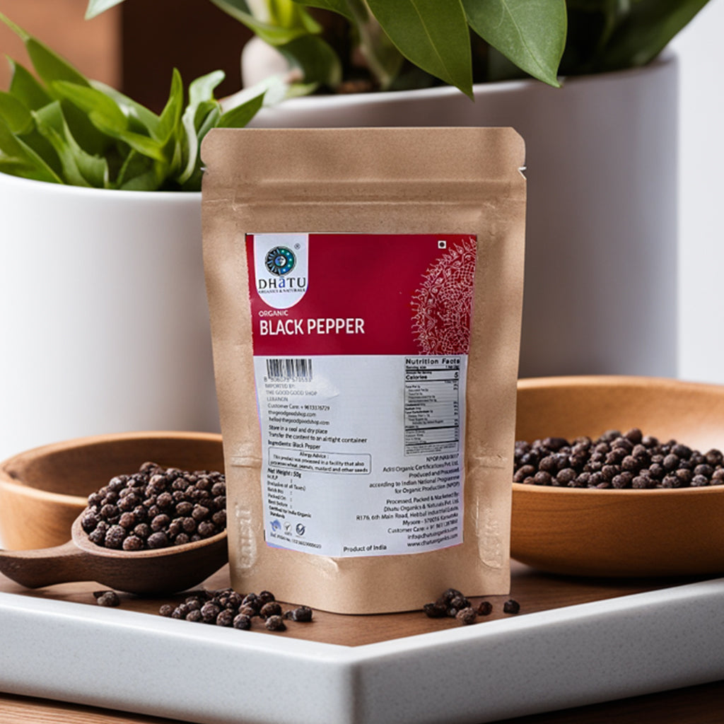 Organic Black Pepper Whole