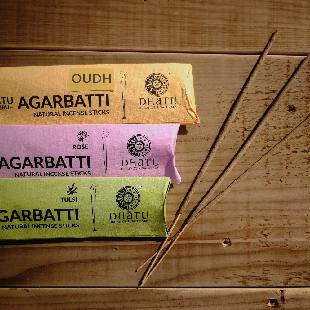 Natural Incense Sticks (17 Hand-rolled Sticks)