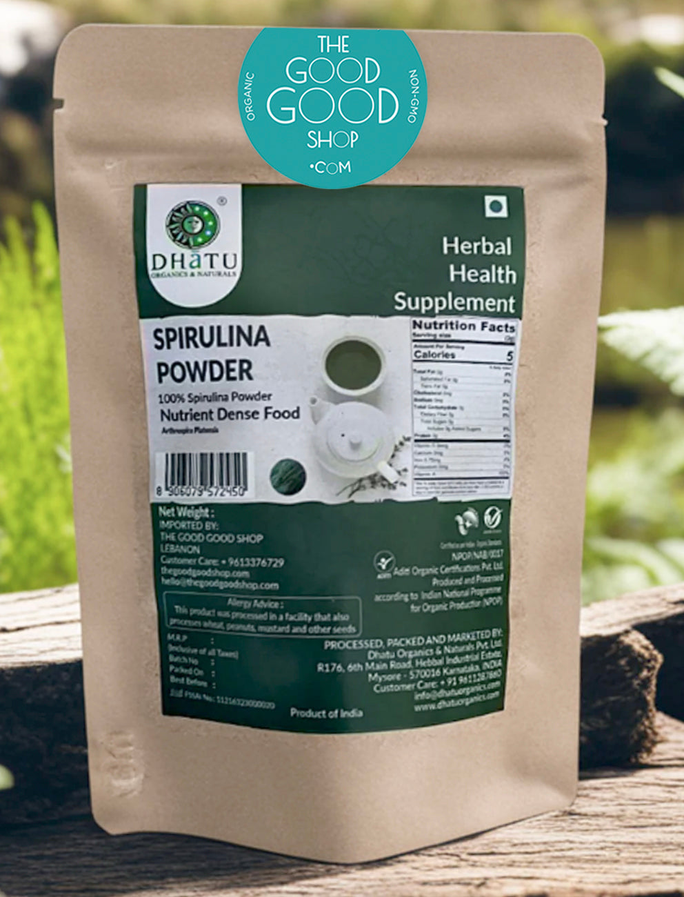 Organic Spirulina Powder 30g