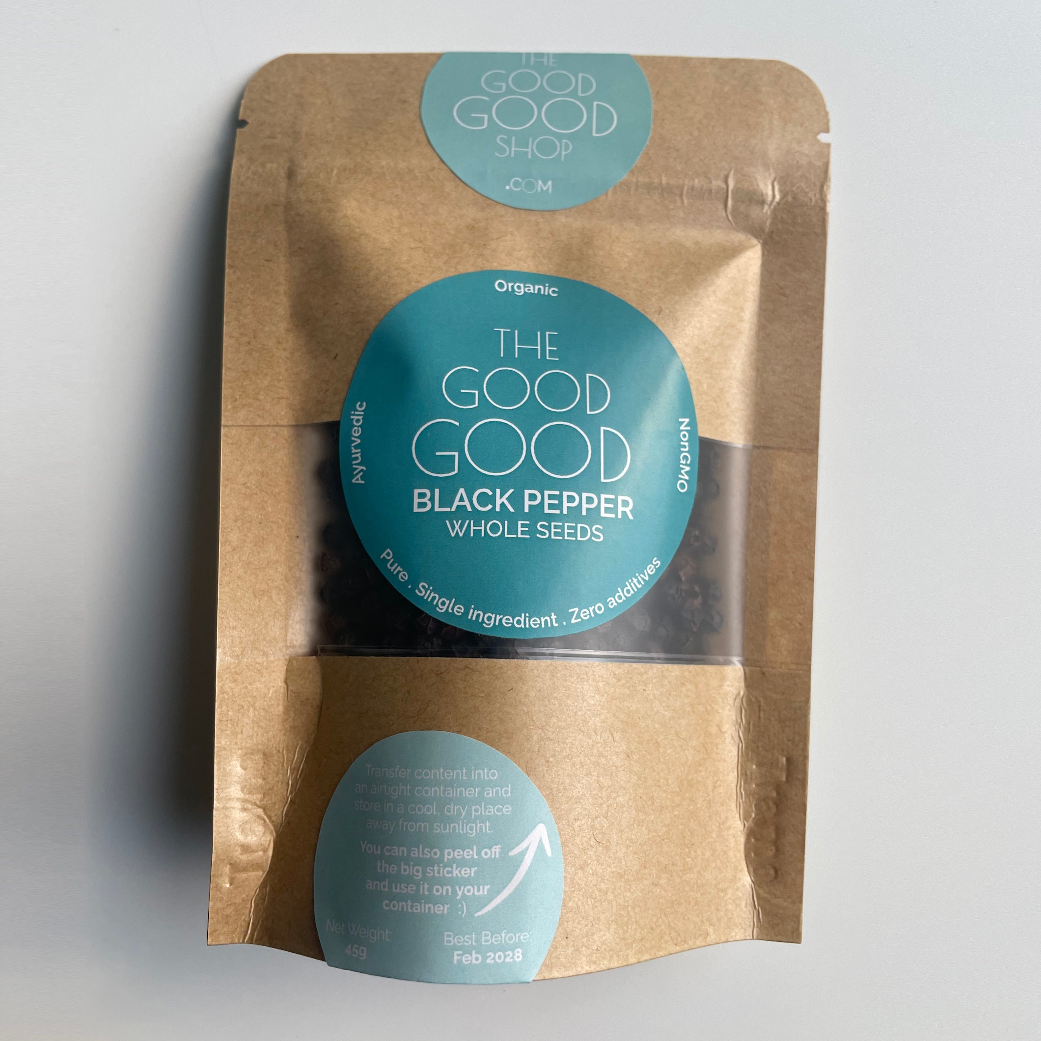 The Good Good Black Pepper Whole 45g