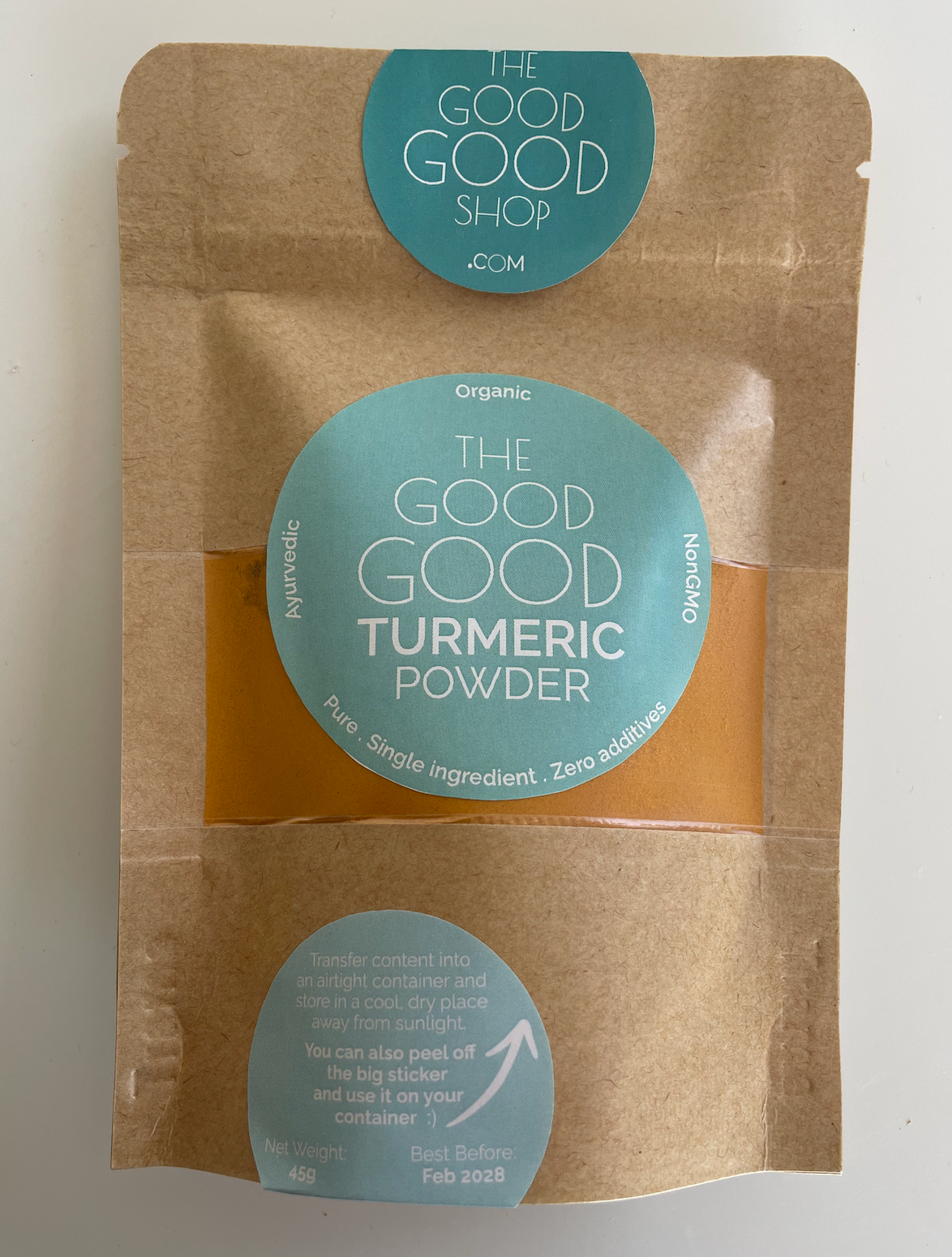 The Good Good Turmeric Powder (Curcuma) 45g