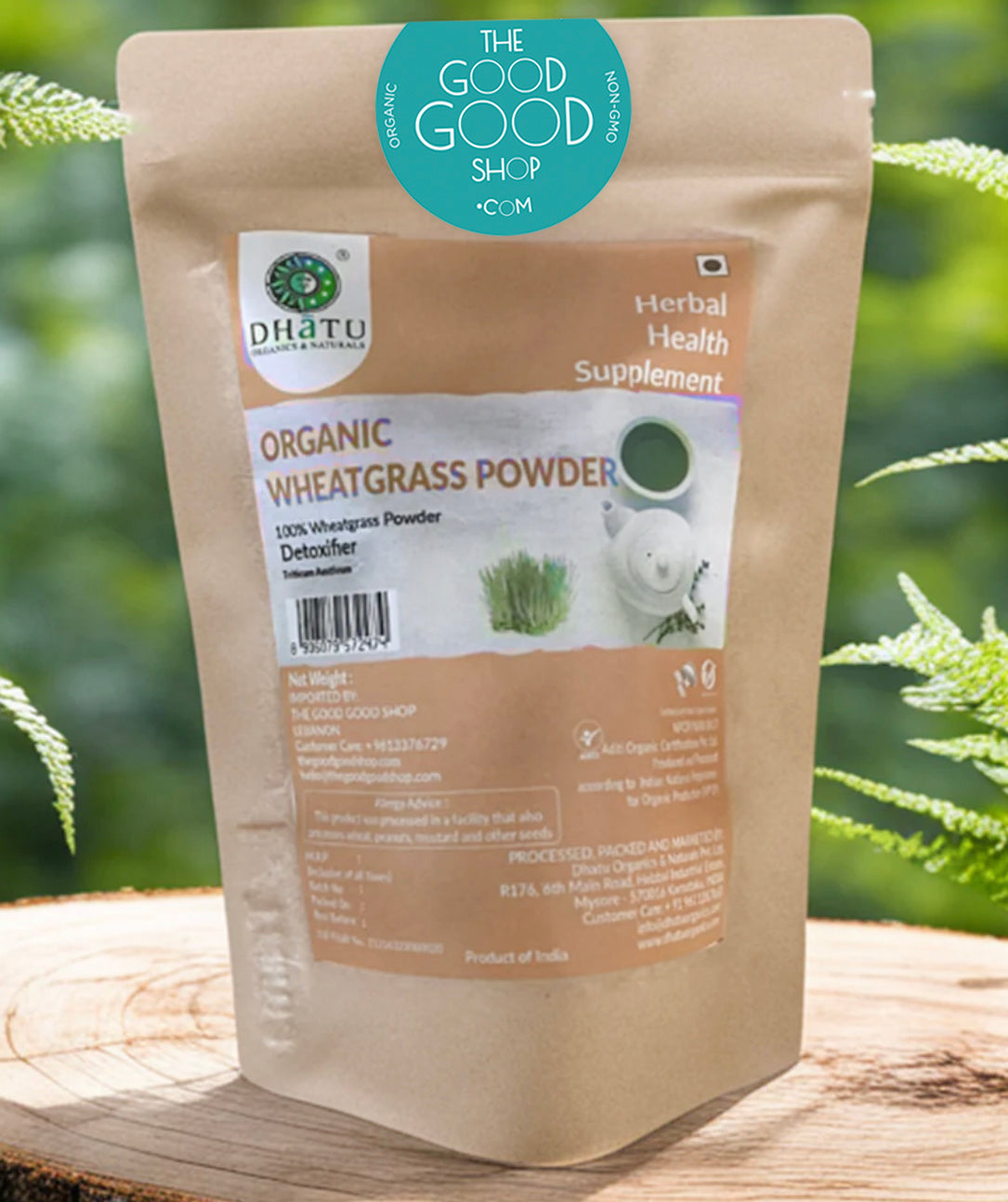 Organic Wheatgrass Powder (Reflux & Heartburn Relief) 30g