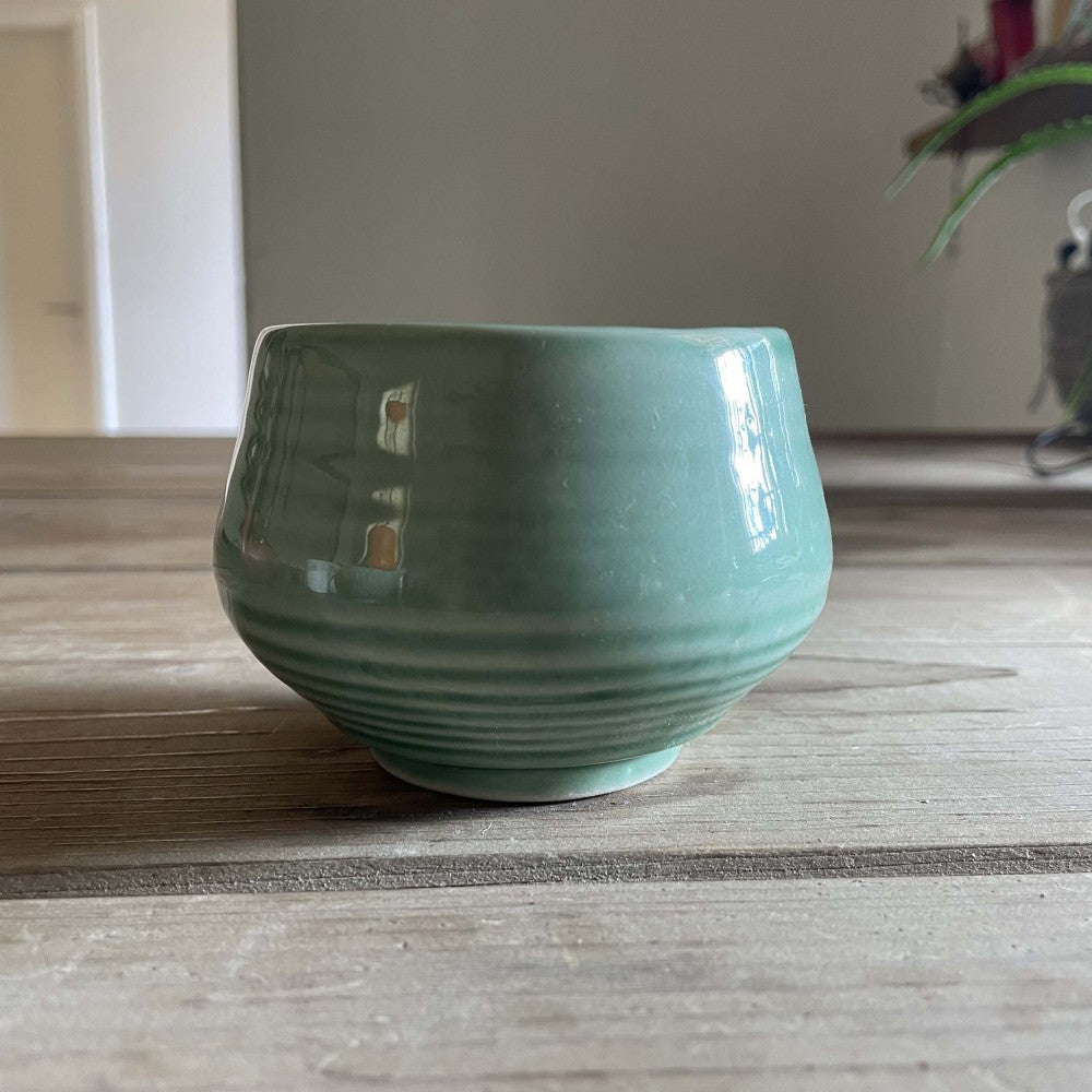 Round Teal Cup